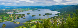 Panorama de Kongens Utsikt, Sundvollen, Norvège