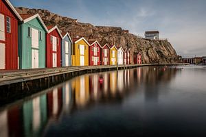 Smögen, een klein vissersdorpje in Zweden van Gerry van Roosmalen