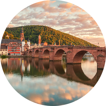 Heidelberg bij zonsondergang