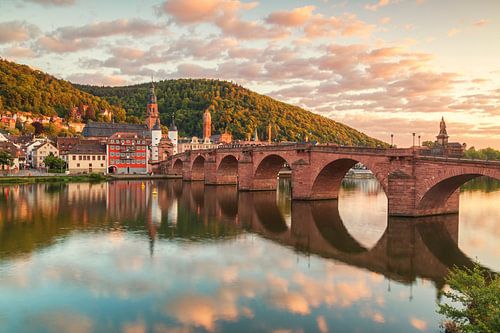 Heidelberg bij zonsondergang