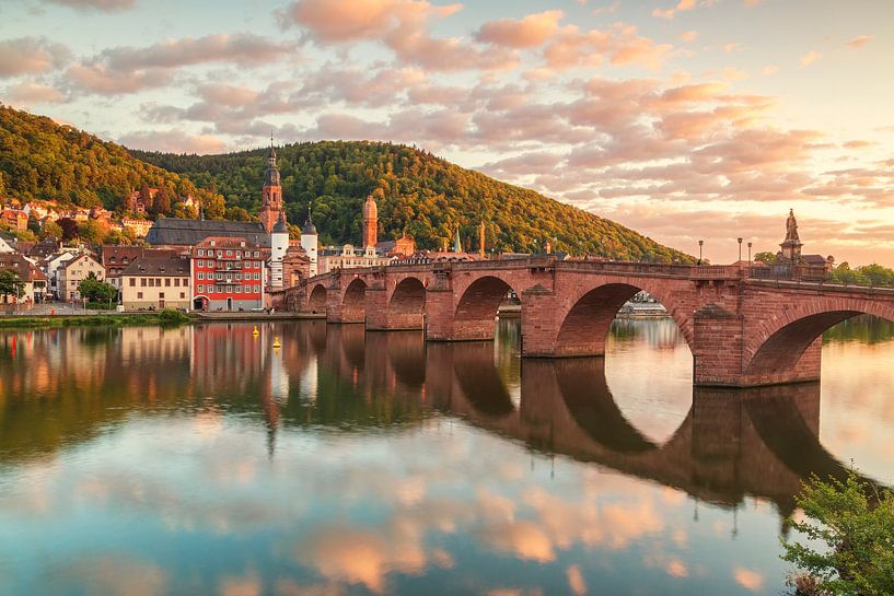 Heidelberg at sunset by Ilya Korzelius