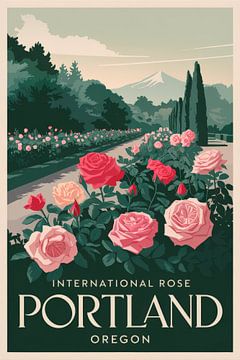 Portland, Oregon by Poster Art Shop