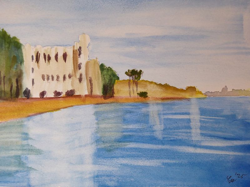 Administration building in Kos at the harbour by Detlef Georgi