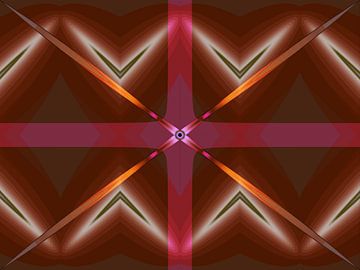 Abstrakt Geometrisches Retro Muster 22 von Claudia Gründler