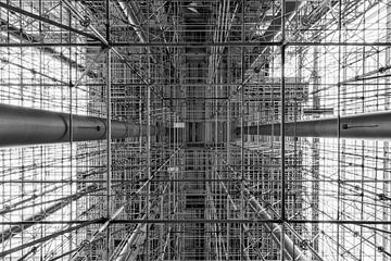 Construction of scaffolding by Rob van Esch