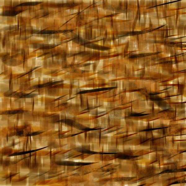 Abstract in bruin terracotta tinten van Maurice Dawson