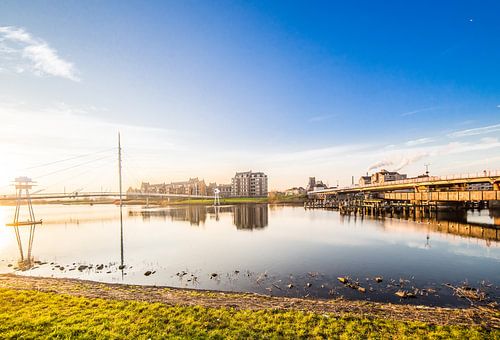 Bergse Brug met Spoorbrug en Fietsbrug