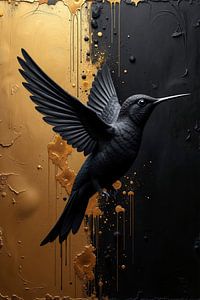 Fantasy Wall Art: NOCTYLIS – The magic of the black hummingbird