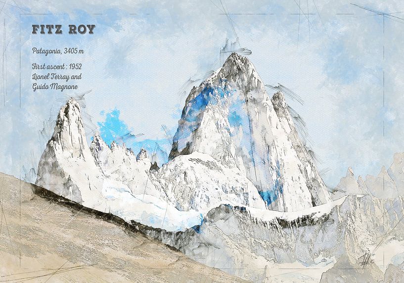 Fitz Roy, Patagonia by Theodor Decker