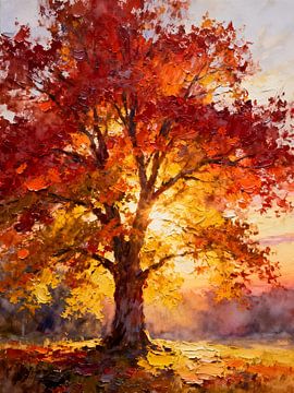 Feuer des Herbstes von Kristin M