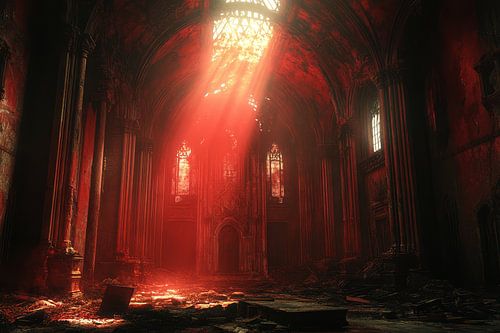 spiritueel leven kosmische energie in kerk