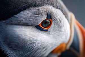 Papageitaucher Auge