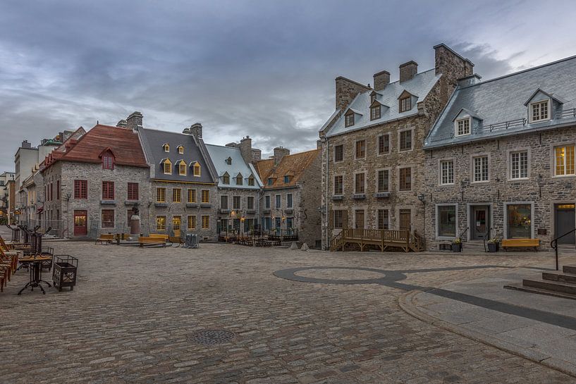 Place Royal in Quebec, Canada by Maarten Hoek