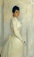 Portret van Montserrat Carbó, Ramon Casas i Carbó