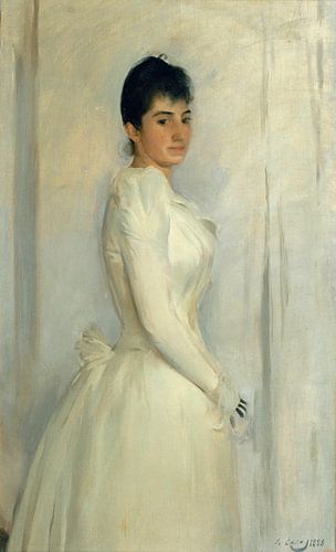 Portrait of Montserrat Carbó, Ramon Casas i Carbó