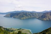 Uitzicht op het Tobameer