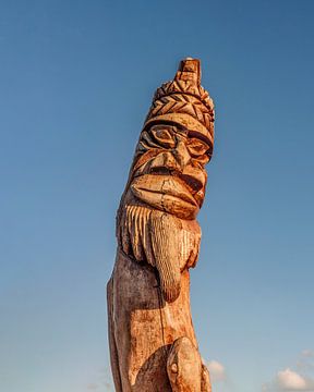 Wächterfigur der Kanaken auf der Île des Pins, Neukaledonien von Hilke Maunder