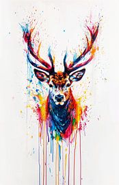 Drip & Splash: Hirsche von Danny van Eldik - Perfect Pixel Design