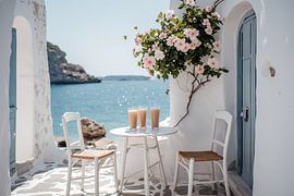 A beautiful view of the Greek Mediterranean Sea. by Studio Jet
