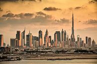 Skyline de Dubaï avec Burj Khalifa par Frans Lemmens Aperçu