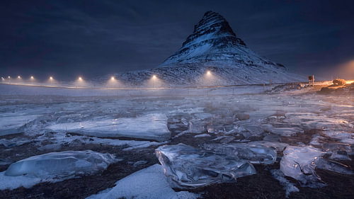 Das Eis des Kirkjufell — Island