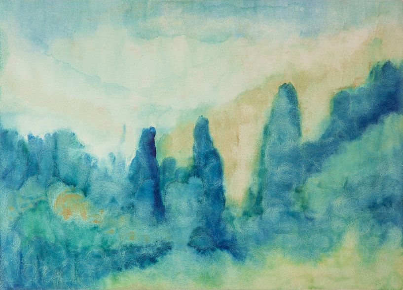 Color and shape 7 by Erna Sievers