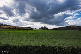 Stormy fields by Bart Verdijk
