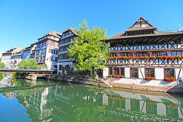 La Petite France, historical old town quarter of Strasbourg von Udo Herrmann