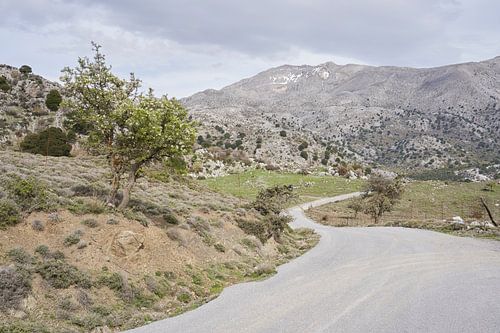 Route de montagne en Crète sur Cor de Hamer