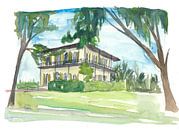 Schlüssel Westen Florida Conch Träume - Hemingway Haus von Markus Bleichner Miniaturansicht