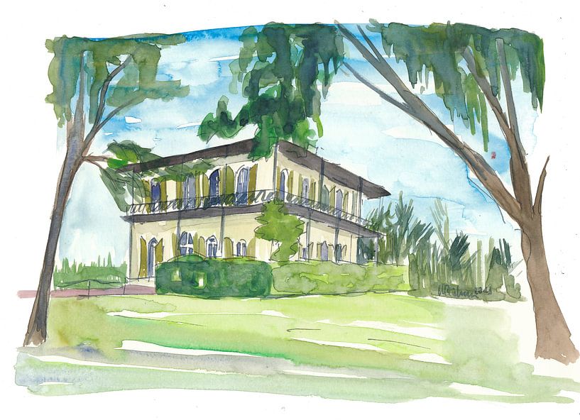 Schlüssel Westen Florida Conch Träume - Hemingway Haus von Markus Bleichner