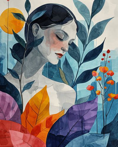 Porträt in warmen Tönen