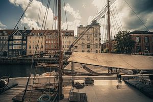 Old sailing boat at Nyhavn, Copenhagen