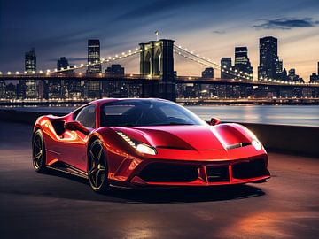 Ferrari Auto in New York van FotoKonzepte
