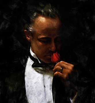 The Offer - Painting Godfather Painting 2 | Marlon Brando painting 2 by Art Whims