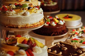 Lekkere verjaardagstaarten met fruit