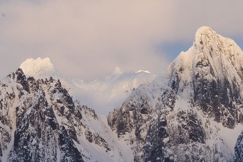 sunlight on the mountains by Hetwie van der Putten