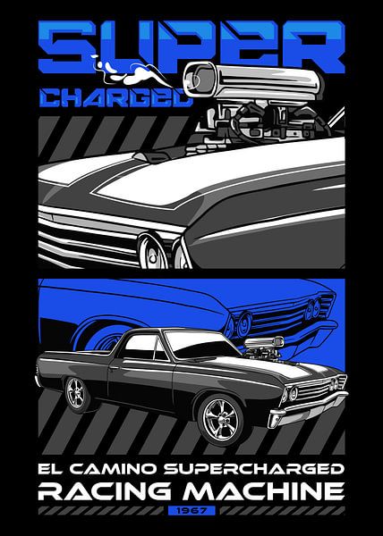 Chevrolet El Camino Muscle Car van Adam Khabibi