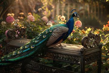 Peacock by Poster Art Shop