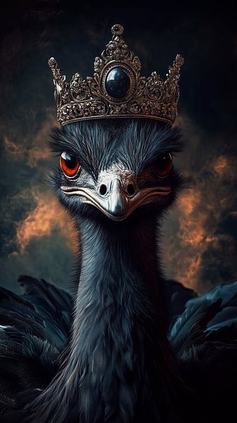 Ostrich king by Richards Fine Art