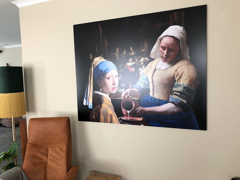 Das Mädchen mit dem Perlenohrgehänge - das Milchmädche - Johannes Vermeer, von Lia Morcus