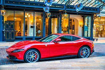 Ferrari Roma grand touring car in Monaco by Sjoerd van der Wal Photography
