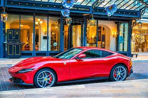 Ferrari Roma grand touring car in Monaco by Sjoerd van der Wal Photography