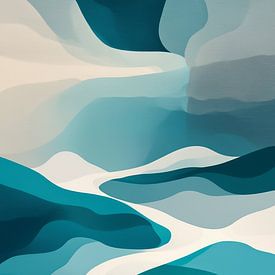 Abstract Calmscape by Studio Ypie