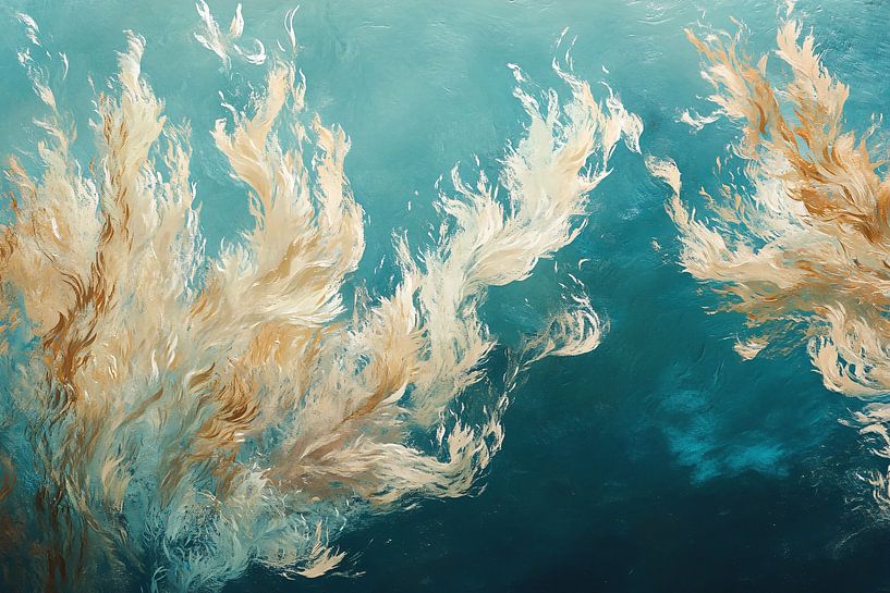 Seaweed underwater in motion by Imperial Art House