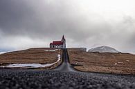 Ingjaldshólskirkja in Iceland - between winter and spring by Franca Gielen thumbnail