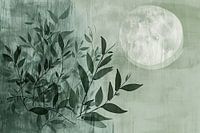 Green Abstract | Green Moon