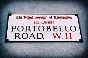 London Portobello Road Straßenschild