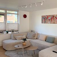 Klantfoto: Connected dance people van Atelier Paint-Ing, als ArtFrame