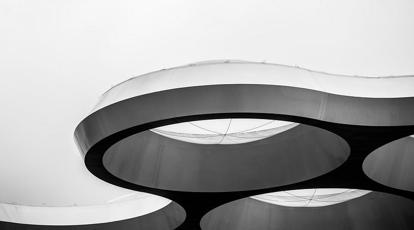 Le toit de l'ampoule en noir et blanc par De Utrechtse Internet Courant (DUIC)